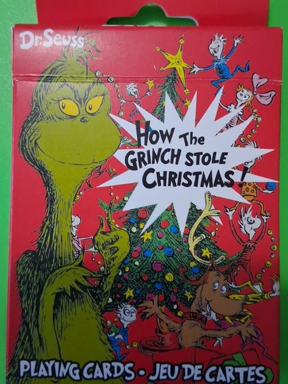 Dr. Seuss How The Grinch Stole Christmas Playing Cards